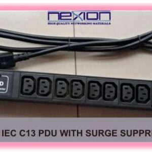 12-WAY, IEC C13 PDU WITH SURGE SUPPRESSION